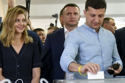 В. Зеленський проголосував на парламентських виборах