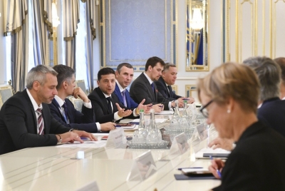 Зустріч з послами країн «Великої сімки» та главами представництв Європейського Союзу й НАТО